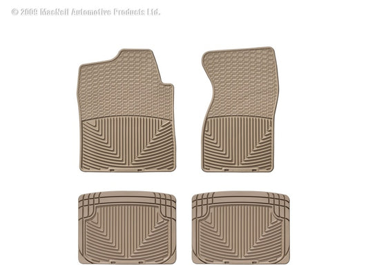 WT Rubber Mats - Rear - Tan