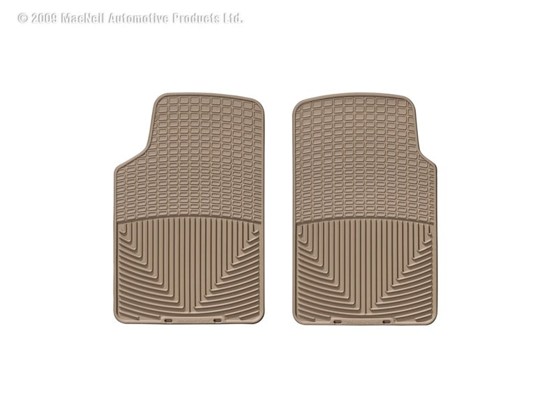 WT Rubber Mats - Front - Tan