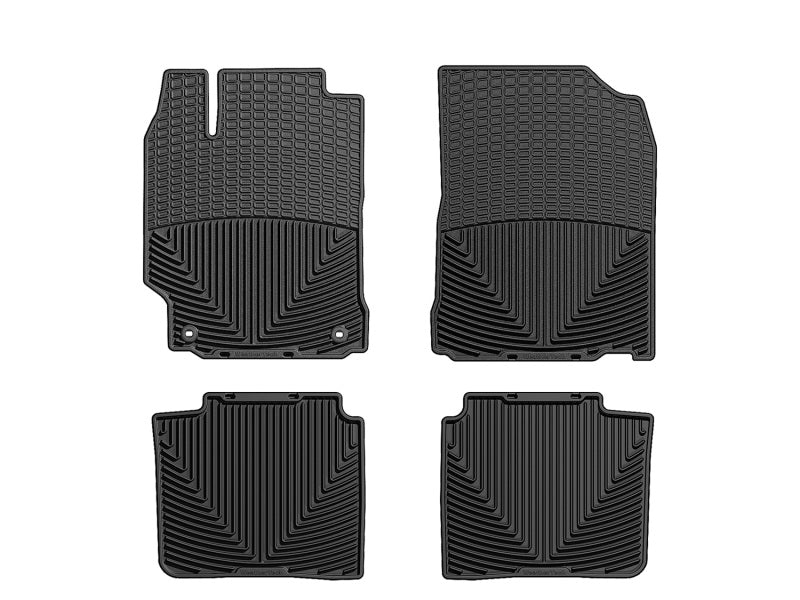 WT Rubber Mats - Front - Blk