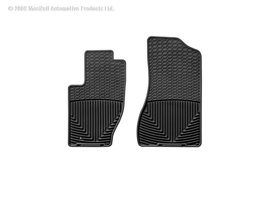 WT Rubber Mats - Front - Blk