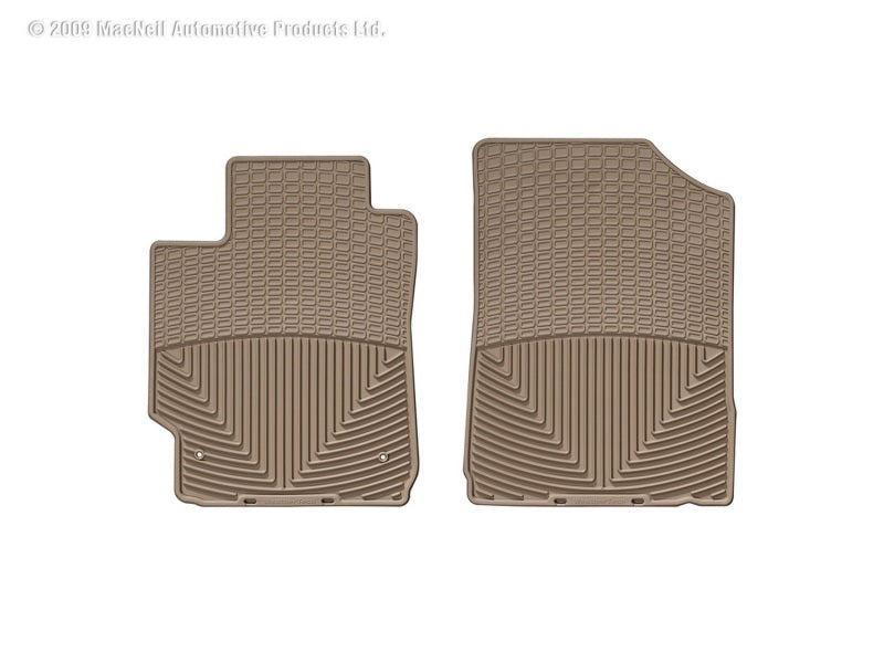 WT Rubber Mats - Front - Tan