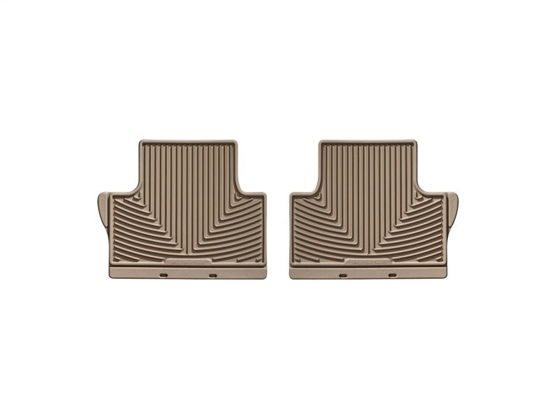 WT Rubber Mats - Rear - Tan