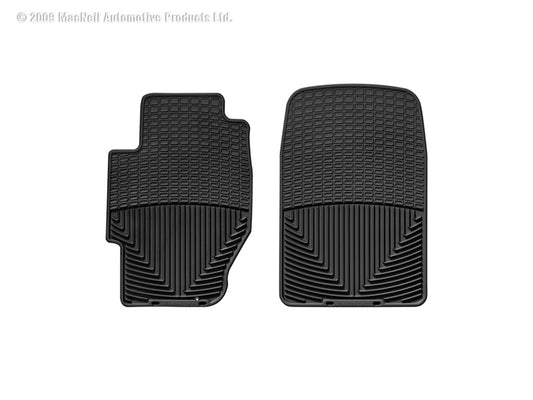 WT Rubber Mats - Front - Blk