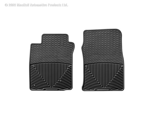 WT Rubber Mats - Front - Blk