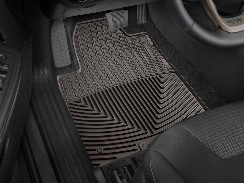 WT Rubber Mats - Front - Cocoa