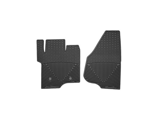 WT Rubber Mats - Front - Blk