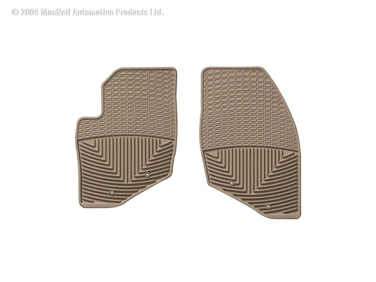 WT Rubber Mats - Front - Tan