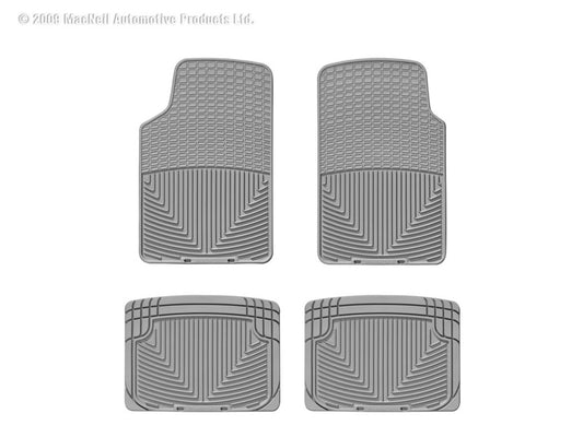 WT Rubber Mats - Rear - Grey