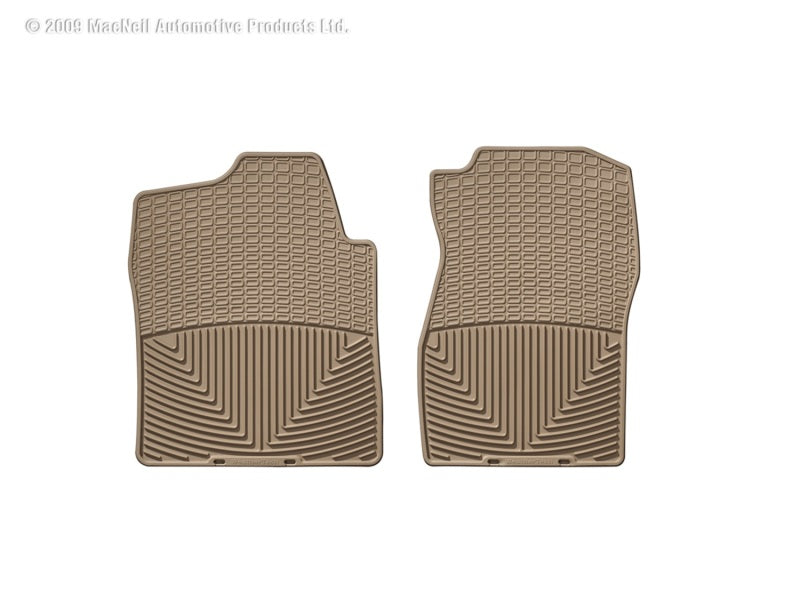 WT Rubber Mats - Front - Tan