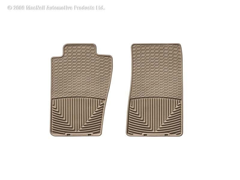 WT Rubber Mats - Front - Tan