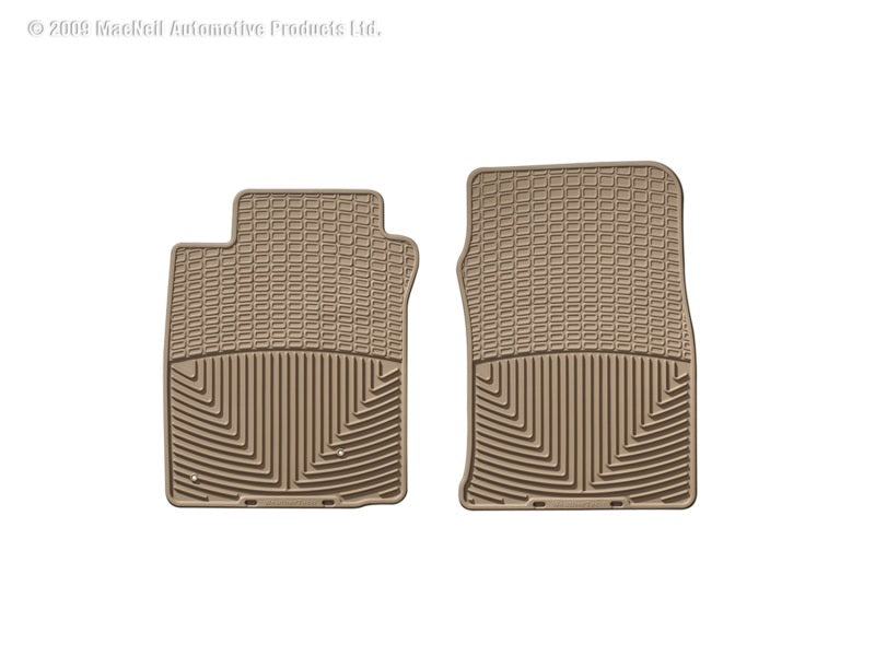 WT Rubber Mats - Front - Tan