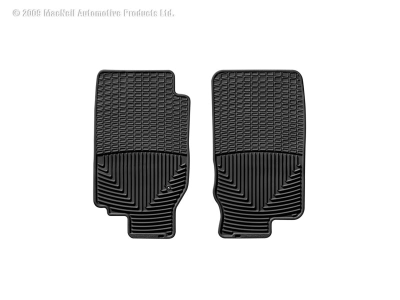 WT Rubber Mats - Front - Blk