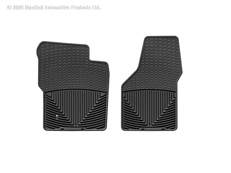 WT Rubber Mats - Front - Blk