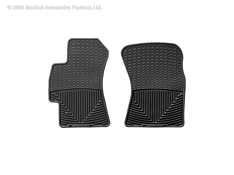 WT Rubber Mats - Front - Blk